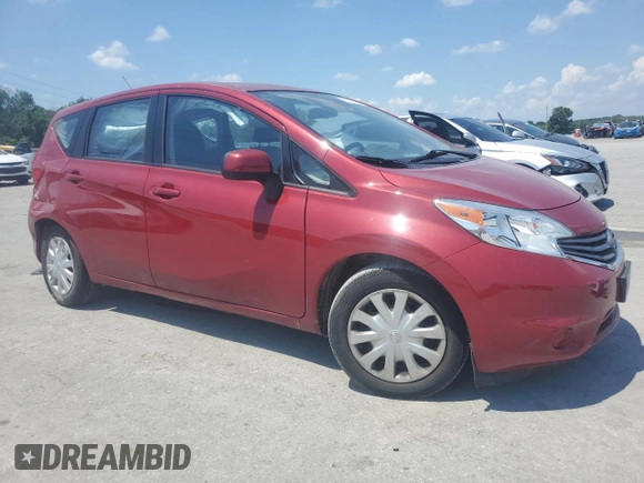 2014 Nissan Note S with VIN 3N1CE2CP7EL368238, listed as a Copart auction lot 62222165 with 29,392 mi miles and Salvage title. Bid and sale history available at DreamBid. Image 4.