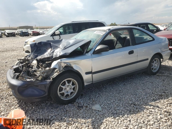 1998 Honda Civic HX with VIN 1HGEJ7123WL114255, listed as a Copart auction lot 66585544 with 251,047 mi miles and Clean Title. Bid and sale history available at carsss.com. Image 1.