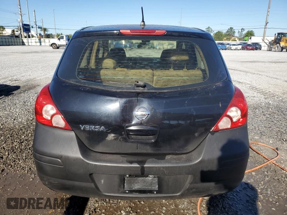 2007 Nissan Versa 1.8 S with VIN 3N1BC13E27L360139, listed as a Copart auction lot 49648825 with 266,208 mi miles and Salvage Title. Bid and sale history available at carsss.com. Image 6.
