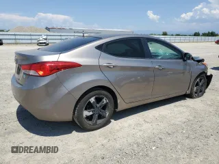 2013 Hyundai Elantra GLS with VIN 5NPDH4AE4DH451758, listed as a Copart auction lot 60124935 with 164,784 mi miles and Salvage title. Bid and sale history available at DreamBid. Image 3.