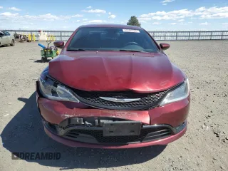 2015 Chrysler 200 S with VIN 1C3CCCBG1FN757019, listed as a Copart auction lot 53705525 with 91,026 mi miles and Salvage Title. Bid and sale history available at carsss.com. Image 5.
