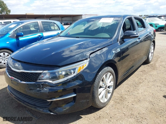 2018 Kia Optima LX with VIN 5XXGT4L30JG269859, listed as a IAAI auction lot 42045087 with 38,413 mi miles. Bid and sale history available at carsss.com. Image 6.