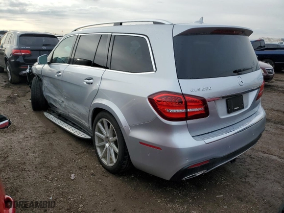 2017 Mercedes-Benz GLS with VIN 4JGDF7DE6HA783390, listed as a Copart auction lot 50081065 with 82,273 mi miles and Salvage Title. Bid and sale history available at carsss.com. Image 2.