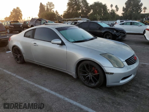 2004 Infiniti G35 Coupe w/Leather with VIN JNKCV54E04M817614, listed as a Copart auction lot 75342944 with 135,164 mi miles and Clean Title. Bid and sale history available at carsss.com. Image 4.