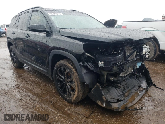 2019 GMC Terrain SLE with VIN 3GKALTEV1KL154647, listed as a Copart auction lot 70748654 with 128,265 mi miles and Salvage Title. Bid and sale history available at carsss.com. Image 4.