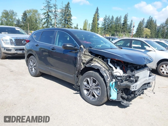 2022 Honda CR-V EX-L with VIN 5J6RT6H86NL032852, listed as a IAAI auction lot 42078671 with 27,347 mi miles and . Bid and sale history available at DreamBid. Image 1.