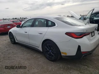 2022 BMW i4 eDrive40 with VIN WBY73AW03NFN11904, listed as a Copart auction lot 46142384 with 15,354 mi miles. Bid and sale history available at carsss.com. Image 2.