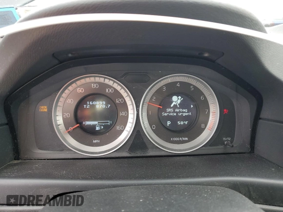 2013 Volvo XC70 3.2L with VIN YV4940BZ0D1153126, listed as a Copart auction lot 80419904 with 160,899 mi miles and Salvage Title. Bid and sale history available at DreamBid. Image 9.