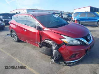 2017 Nissan Murano S with VIN 5N1AZ2MGXHN111551, listed as a IAAI auction lot 41659088 with 140,350 mi miles and . Bid and sale history available at carsss.com. Image 1.