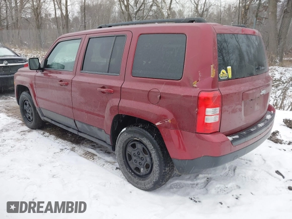 2015 Jeep Patriot Sport with VIN 1C4NJPBA4FD313006, listed as a IAAI auction lot 41536772 with 148,914 mi miles. Bid and sale history available at carsss.com. Image 3.