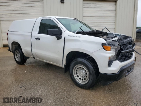 2023 Chevrolet Silverado 1500 Work Truck with VIN 3GCNAAEK8PG339758, listed as a Copart auction lot 54698095 with 38,046 mi miles and Clean Title. Bid and sale history available at DreamBid. Image 4.