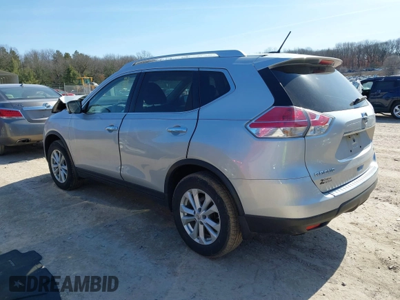 2015 Nissan Rogue SV z VIN KNMAT2MV1FP523167, wystawiony jako IAAI lot #41768477 z przebiegiem 86 078 mil mil oraz . Historia ofert i sprzedaży dostępna na DreamBid. Obrazek 3.
