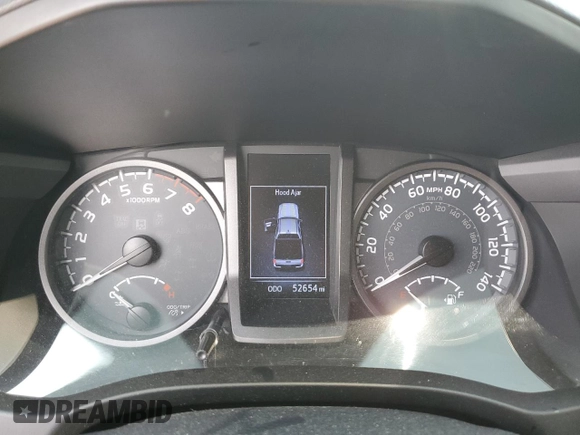 2017 Toyota Tacoma SR5 with VIN 3TMCZ5AN7HM105170, listed as a Copart auction lot 57628685 with 52,654 mi miles and Salvage title. Bid and sale history available at DreamBid. Image 9.