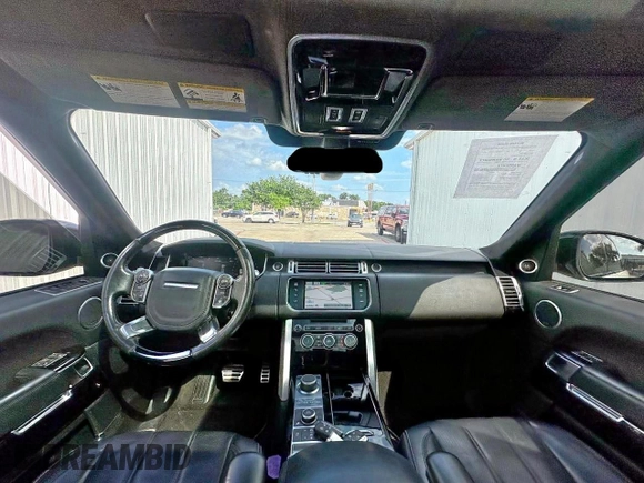 2016 Land Rover Range Rover Supercharged with VIN SALGS2EF4GA317214, listed as a Copart auction lot 66235675 with 105,629 mi miles and Clean title. Bid and sale history available at DreamBid. Image 9.