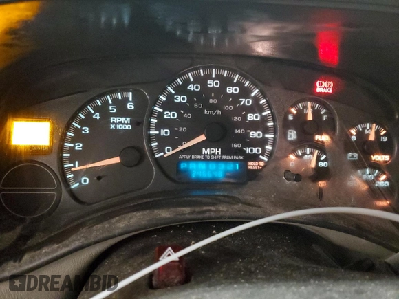2002 Chevrolet Suburban LS with VIN 1GNFK16Z12J151899, listed as a Copart auction lot 44806045 with 246,640 mi miles and Salvage Title. Bid and sale history available at carsss.com. Image 9.