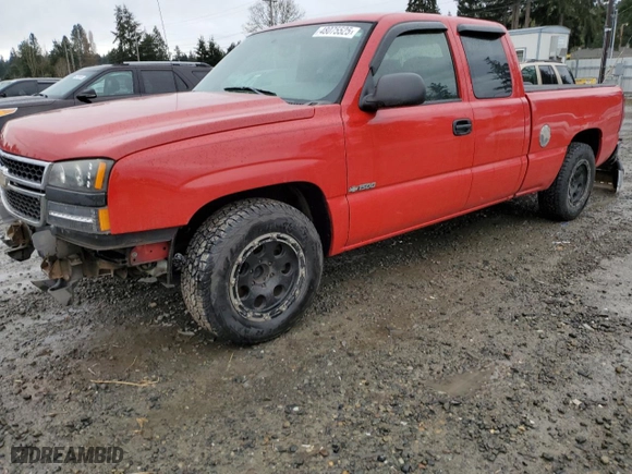 2006 Chevrolet Silverado 1500 LT1 with VIN 2GCEC19V261345299, listed as a Copart auction lot 48075525 with 150,954 mi miles and Salvage Title. Bid and sale history available at carsss.com. Image 1.
