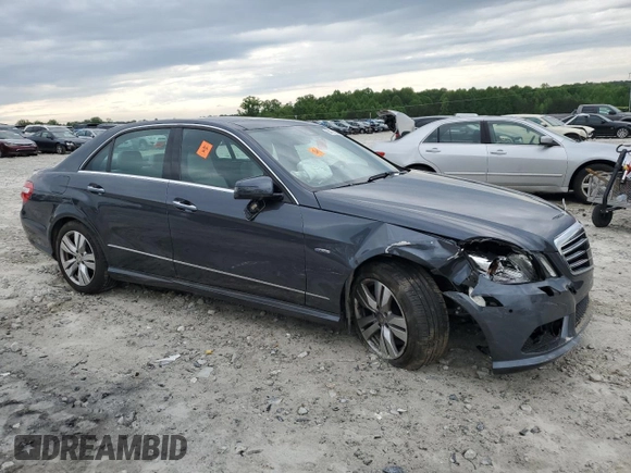 2011 Mercedes-Benz E 350 Luxury with VIN WDDHF2EB1BA343040, listed as a Copart auction lot 54121005 with 94,322 mi miles and Salvage Title. Bid and sale history available at DreamBid. Image 4.