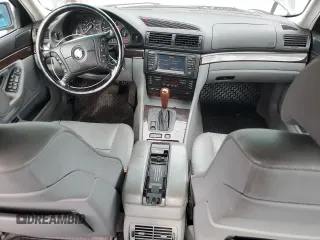 2001 BMW 7 Series 740iL z VIN WBAGH834X1DP27531, wystawiony jako Copart lot #64876605 z przebiegiem 140 936 mil mil oraz Czysty tytuł • Clean title. Historia ofert i sprzedaży dostępna na DreamBid. Obrazek 8.