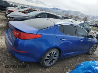 2015 Kia Optima SXL Turbo with VIN 5XXGR4A66FG462018, listed as a Copart auction lot 50087995 with Not Provided miles and Salvage Title. Bid and sale history available at DreamBid. Image 3.