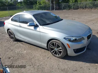 2018 BMW 2 Series 230i with VIN WBA2J1C50JVD09863, listed as a IAAI auction lot 41640142 with 110,432 mi miles. Bid and sale history available at carsss.com. Image 1.