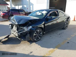 2017 Honda Accord Coupe EX-L V6 with VIN 1HGCT2B82HA007011, listed as a IAAI auction lot 41229380 with 27,838 mi miles. Bid and sale history available at carsss.com. Image 18.