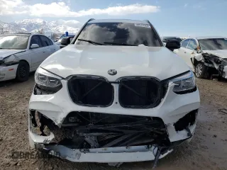2020 BMW X3 M Competition with VIN 5YMTS0C06LLT10764, listed as a Copart auction lot 49572565 with 0 mi miles and Salvage Title. Bid and sale history available at carsss.com. Image 5.