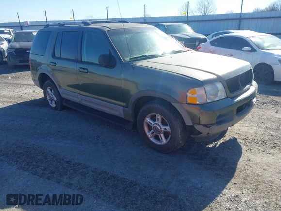2002 Ford Explorer XLT with VIN 1FMZU63E82ZA42156, listed as a IAAI auction lot 41798160 with 280,527 mi miles and . Bid and sale history available at DreamBid. Image 1.
