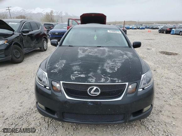 2007 Lexus GS 350 with VIN JTHCE96SX70007493, listed as a Copart auction lot 51006275 with 194,150 mi miles and Salvage Title. Bid and sale history available at carsss.com. Image 5.