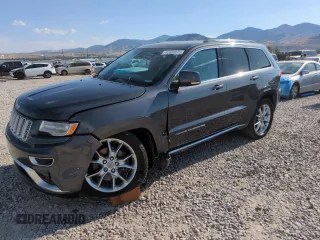 2016 Jeep Grand Cherokee Summit with VIN 1C4RJFJM9GC334058, listed as a Copart auction lot 62605675 with 113,818 mi miles and Salvage title. Bid and sale history available at DreamBid. Image 1.