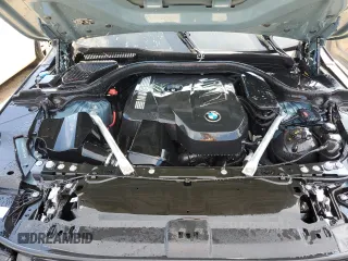 2024 BMW 5 Series 530i with VIN WBA43FJ0XRCP78759, listed as a Copart auction lot 76415134 with 0 mi miles and Salvage Title. Bid and sale history available at carsss.com. Image 11.