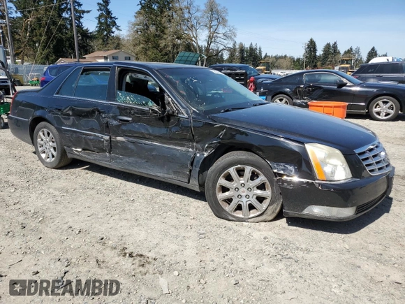 2008 Cadillac DTS 1SC with VIN 1G6KD57Y38U208564, listed as a Copart auction lot 52954255 with 143,490 mi miles and Salvage Title. Bid and sale history available at carsss.com. Image 4.