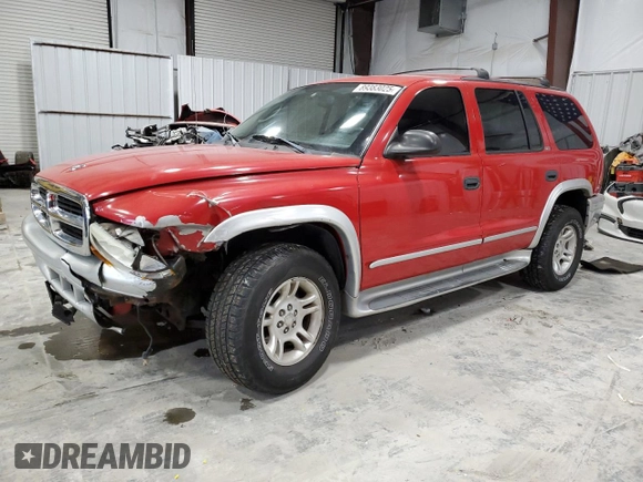 2002 Dodge Durango z VIN 1B4HS58Z82F200697, wystawiony jako Copart lot #89383025 z przebiegiem 120 713 mil mil oraz Szkoda całkowita • Salvage title. Historia ofert i sprzedaży dostępna na DreamBid. Obrazek 1.