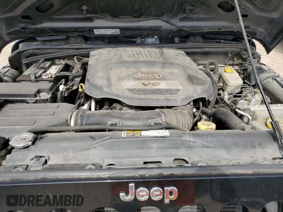 2014 Jeep Wrangler Unlimited Sport with VIN 1C4BJWDG2EL194164, listed as a Copart auction lot 56885575 with Not Provided miles and Salvage Title. Bid and sale history available at DreamBid. Image 11.