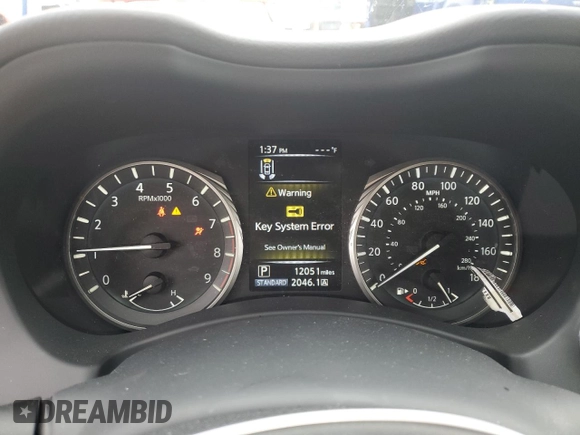 2024 Infiniti Q50 Luxe with VIN JN1EV7BR4RM630852, listed as a Copart auction lot 44844395 with 12,051 mi miles and Salvage Title. Bid and sale history available at DreamBid. Image 9.
