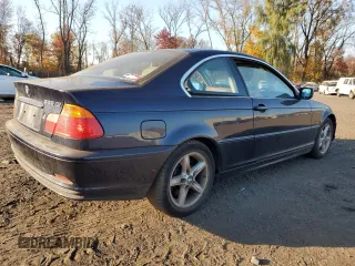 2003 BMW 3 Series 325Ci with VIN WBABN33433PC99425, listed as a Copart auction lot 76790314 with 0 mi miles and Salvage Title. Bid and sale history available at carsss.com. Image 3.