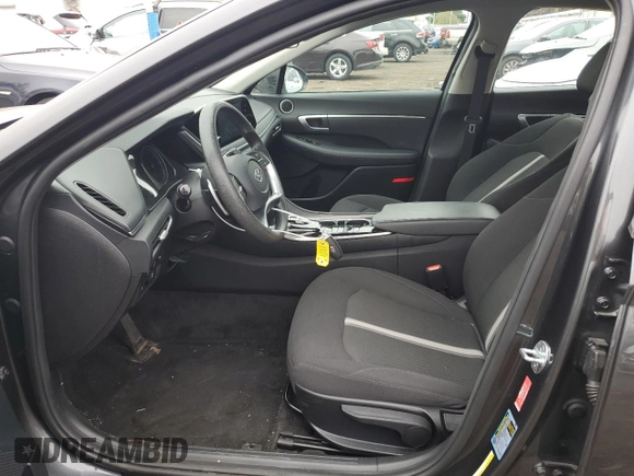 2020 Hyundai Sonata Hybrid Blue with VIN KMHL24JJ4LA009753, listed as a Copart auction lot 52606164 with 29,122 mi miles. Bid and sale history available at carsss.com. Image 7.