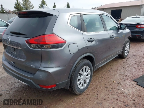 2017 Nissan Rogue SV with VIN KNMAT2MV4HP598576, listed as a IAAI auction lot 42061966 with 125,171 mi miles. Bid and sale history available at carsss.com. Image 4.