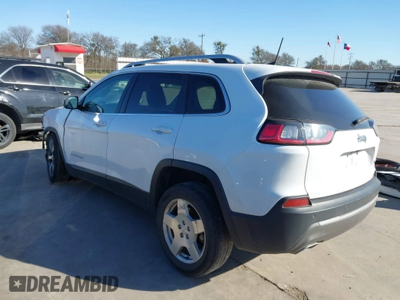 2019 Jeep Cherokee Limited with VIN 1C4PJLDX2KD273103, listed as a IAAI auction lot 41724835 with 78,723 mi miles. Bid and sale history available at carsss.com. Image 3.