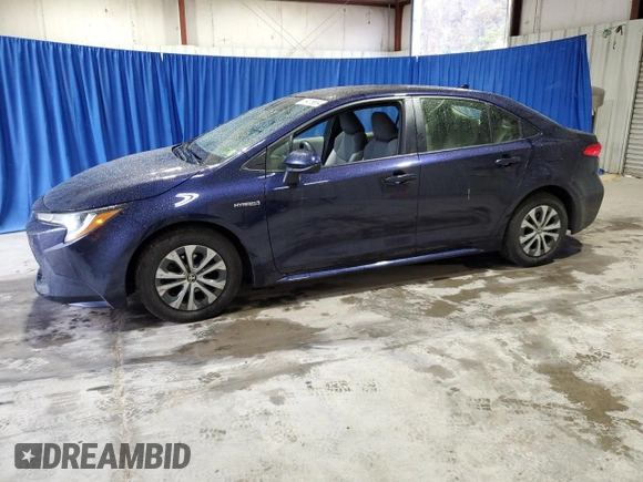 2021 Toyota Corolla Hybrid LE with VIN JTDEAMDE0MJ009233, listed as a Copart auction lot 78416684 with 212,244 mi miles and Clean Title. Bid and sale history available at carsss.com. Image 1.
