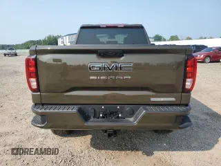 2023 GMC Sierra 1500 with VIN 1GTVUCE82PZ335387, listed as a Copart auction lot 63642514 with 6,106 mi miles and Salvage Title. Bid and sale history available at DreamBid. Image 6.