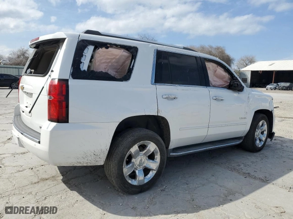 2017 Chevrolet Tahoe Premier with VIN 1GNSCCKC4HR209264, listed as a Copart auction lot 45794995 with 109,177 mi miles and Salvage Title. Bid and sale history available at carsss.com. Image 3.