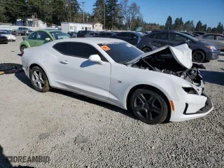2019 Chevrolet Camaro 1LT with VIN 1G1FB1RX0K0132990, listed as a Copart auction lot 53585525 with 0 mi miles and Clean Title. Bid and sale history available at carsss.com. Image 4.
