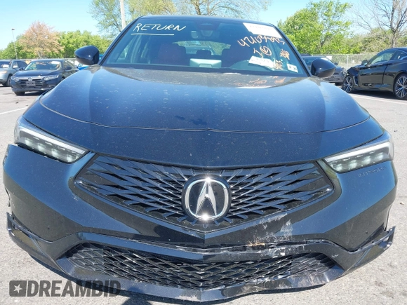 2025 Acura Integra w/A-Spec Package with VIN 19UDE4H35SA001006, listed as a IAAI auction lot 42103893 with 9,054 mi miles and . Bid and sale history available at DreamBid. Image 6.