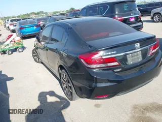 2015 Honda Civic Sedan EX-L with VIN 2HGFB2F97FH537234, listed as a IAAI auction lot 42002845 with 148,357 mi miles. Bid and sale history available at carsss.com. Image 3.