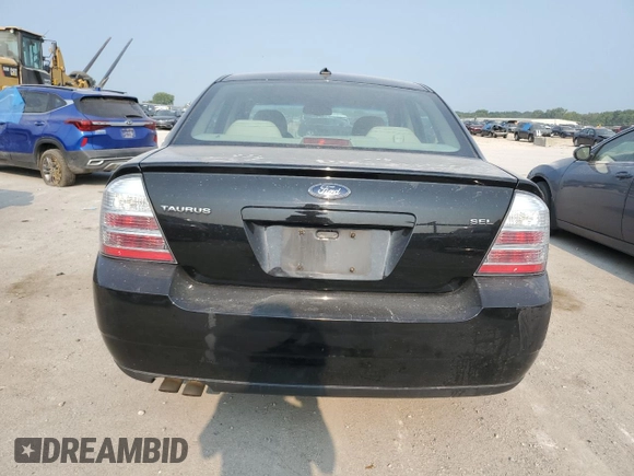 2008 Ford Taurus SEL with VIN 1FAHP24W68G170011, listed as a Copart auction lot 64528594 with 0 mi miles and Salvage Title. Bid and sale history available at carsss.com. Image 6.