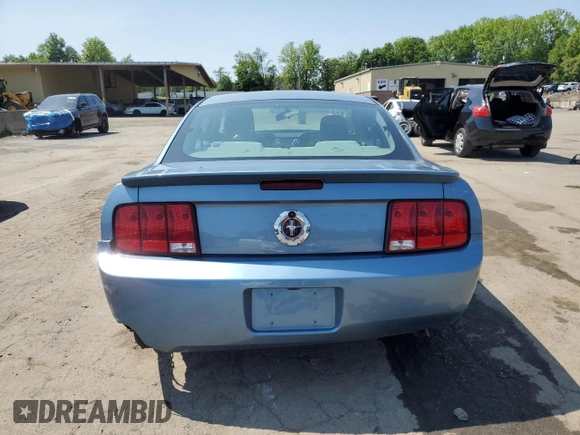 2007 Ford Mustang Deluxe with VIN 1ZVHT80N275327594, listed as a Copart auction lot 58373975 with 123,031 mi miles and Salvage title. Bid and sale history available at DreamBid. Image 6.