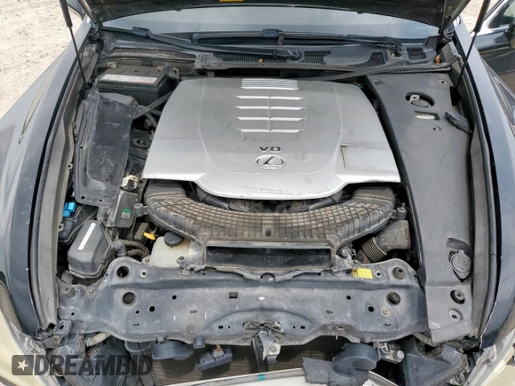 2007 Lexus LS 460 with VIN JTHBL46F675004312, listed as a Copart auction lot 59763745 with 138,575 mi miles and Salvage title. Bid and sale history available at DreamBid. Image 11.