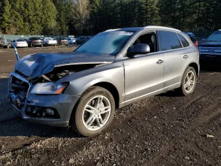 2016 Audi Q5 Premium Plus with VIN WA1CVAFP0GA014195, listed as a Copart auction lot 42248475 with 87,444 mi miles and Salvage title. Bid and sale history available at DreamBid. Image 1.