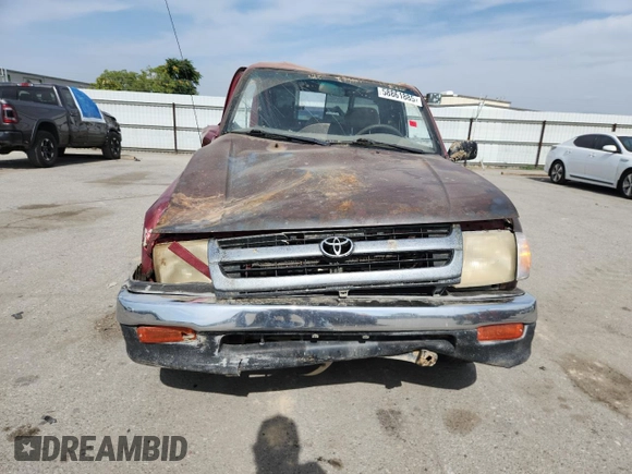 1999 Toyota Tacoma with VIN 4TAVL52N7XZ549666, listed as a Copart auction lot 58861885 with 326,363 mi miles and Salvage title. Bid and sale history available at DreamBid. Image 5.