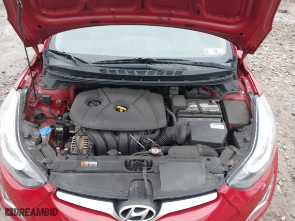 2016 Hyundai Elantra SE with VIN KMHDH4AE9GU586997, listed as a IAAI auction lot 41951871 with 122,473 mi miles. Bid and sale history available at carsss.com. Image 10.
